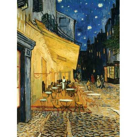PUZZLE Ravensburger ESTERNO DI CAFFE' DI NOTTE di Van Gogh 1000 PEZZI 50 x 70 cm ART high fidelity masterpiece