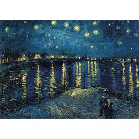 PUZZLE Ravensburger NOTTE STELLATA SUL RODANO Van Gogh 1000 PEZZI 50 x 70 cm ART high fidelity masterpiece