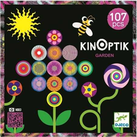 KINOPTIK GARDEN gioco 107 PEZZI magnetico DJECO immaginazione costruzione animazione DJ05602 età 5+