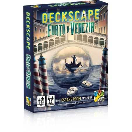 DECKSCAPE furto a Venezia ESCAPE ROOM gioco di carte ROMPICAPO in italiano DVGiochi ANCHE SOLITARIO