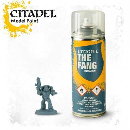 THE FANG SPRAY blu Citadel model paint base per miniature Games Workshop