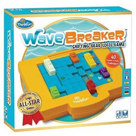 WAVE BREAKER Think Fun GIOCO DI LOGICA shifting seas logic game NAVI rompicapo 40 SFIDE età 8+