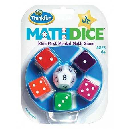 MATH DICE JUNIOR Think Fun GIOCO DI CALCOLO MENTALE matematico DADI età 6+