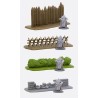 A SONG OF ICE & FIRE Tabletop miniature game Plastic Terrain Bundle 19 pieces expansion