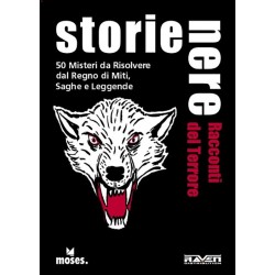 STORIE NERE 50 misteri da risolvere RACCONTI DEL TERRORE Raven GIOCO DI CARTE rompicapo 12+ Raven Distribution - 1