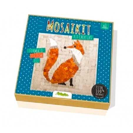 MOSAIKIT large MOSAICO vero 17X17CM kit artistico VOLPE fox CREATIVAMENTE età 6+ Creativamente - 1