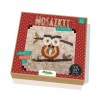 MOSAIKIT XL extra large MOSAICO vero 20X20CM kit artistico GUFO owl CREATIVAMENTE età 6+ Creativamente - 1