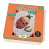 MOSAIKIT M medium MOSAICO kit artistico 12X17CM ladybug COCCINELLA Creativamente 6+ Creativamente - 1