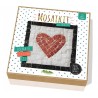MOSAIKIT S small MOSAICO kit artistico 12X12CM heart CUORE Creativamente 6+ Creativamente - 1