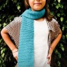 SCIARPA SET imparare a fare la maglia SCARF kit artistico AZZURRO knit APUNT bcn DIY età 8+ APUNT - 1