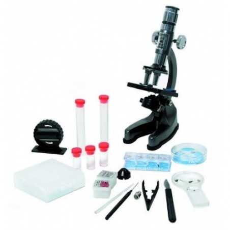 2203/2205 Kit Per Microscopio Per Bambini 100x/400x/1200x Microscopio Per I  Giocattoli Scientifici Con Campioni Per Studenti Per Bambini Microscopio