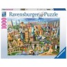 PUZZLE ravensburger MERAVIGLIE DEL MONDO 1000 pezzi WORLD LANDMARKS originale 50 x 70 cm Ravensburger - 1