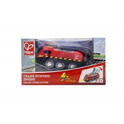 LOCOMOTIVA A MANOVELLA crank powered engine TRENO gioco HAPE spin E3761 pista trenino 3+ Hape - 2