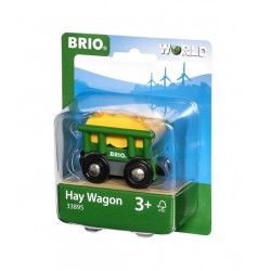 VAGONE PER IL FIENO treni in legno BRIO trenino 33895 hay wagon WORLD età 3+ BRIO - 1