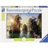 PUZZLE ravensburger LE ROCCE DI CHEOW LAN THAILANDIA 1000 pezzi NATURE EDITION 15 originale 50 x 70 cm Ravensburger - 1