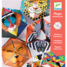 4 CALEIDOCICLI in cartone colorato FLEXANIMALI facce animali DJECO kit artistico DJ09661 età 7+ Djeco - 1