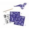 ADESIVI DA GRATTARE stickers FERRO animali e simboli DJECO kit artistico DJ09737 età 6+ Djeco - 2