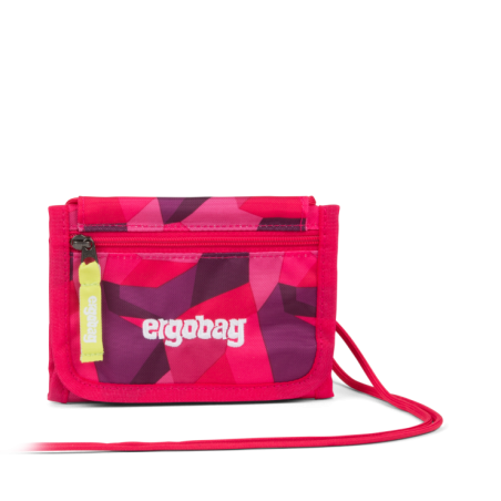 Portafogli da appendere al collo DanceBear Pink Stones WALLET Ergobag chiusura in velcro porta monete ecologico Ergobag - 1
