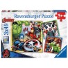 3 PUZZLE DA 49 PEZZI ravensburger I POTENTI AVENGERS marvel 3 x 49 avenger 08040 età 5+ Ravensburger - 1