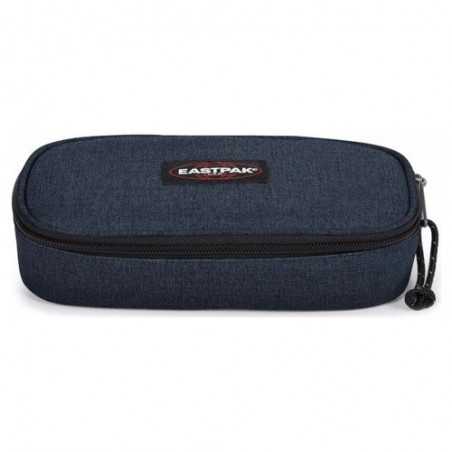 ASTUCCIO eastpak OVAL SINGLE blu 26W TRIPLE DENIM con zip EK717 portapenne EASTPAK - 1