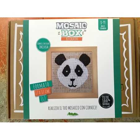MOSAIC BOX L large MOSAICO kit artistico 17X17CM PANDA Creativamente 6+ Creativamente - 1