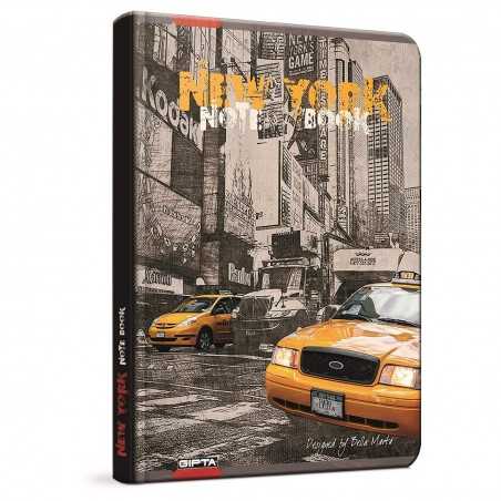 QUADERNO A4 a quadretti 5M NEW YORK brossura copertina rigida Notebook cm 30x22 Seven Metropol SEVEN - 1