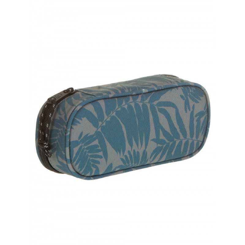 Portapenne INVICTA LIP PENCIL BAG Blu - Astuccio Con Scomparto Interno E Taschino, Misure 22x9x5,5 Cm