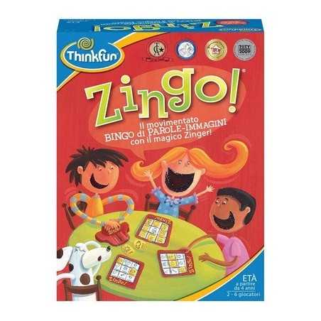 ZINGO! Think Fun BINGO parole e immagini IN ITALIANO tombola COPPIE età 4+ Think Fun - 1