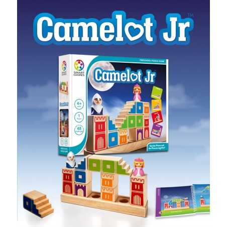 CAMELOT JUNIOR gioco solitario in legno Smart Games da 4 anni 48 sfide Smart Games - 1