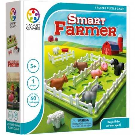 SMART FARMER separa gli animali SMART GAMES fattoria 60 SFIDE allevamento GIOCO EDUCATIVO età 5+ Smart Games - 1