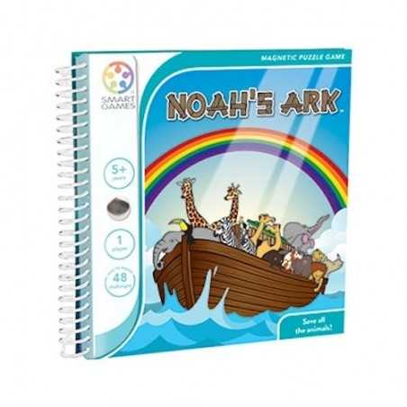 NOAH'S ARK salva gli animali SMART GAMES gioco da viaggio 48 SFIDE rompicapo ARCA DI NOE' età 5+ Smart Games - 1