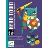 HERO TOWN gioco di carte DJECO cooperazione e memoria DJ05143 supereroi 6+ Djeco - 1