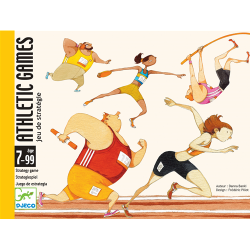ATHLETIC GAMES gioco di carte DJECO strategia DJ05172 chi sarà il campione CON SEGNALINI età 7+ Djeco - 1