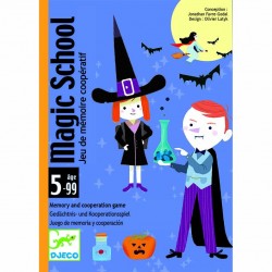 MAGIC SCHOOL gioco di carte DJECO memoria e cooperazione DJ05144 scuola MAGIA età 5+ Djeco - 1