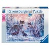 PUZZLE ravensburger LUPI DELL'ARTICO soft click 1000 PEZZI orizzontale 70 X 50 CM artic wolves Ravensburger - 1