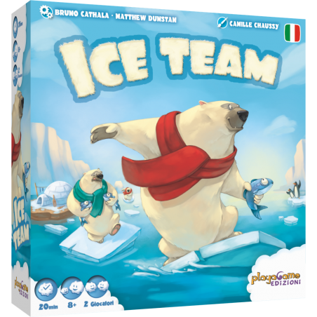 ICE TEAM in italiano ORSI POLARI gioco UNO CONTRO UNO 8 miniature PLAYA GAME EDIZIONI età 7+ Playa Game Edizoni - 1