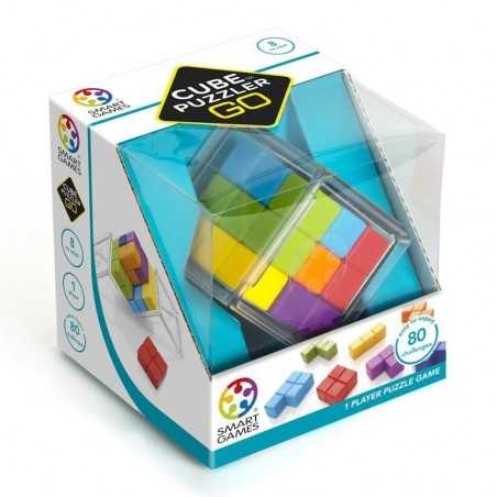 CUBE PUZZLER GO rompicapo SMART GAMES solitario 80 SFIDE cubo 7 pezzi GIOCO EDUCATIVO età 8+ Smart Games - 1