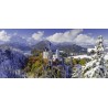 PUZZLE panorama CASTELLO DI NEUSCHWANSTEIN ravensburger 2000 PEZZI 132 x 61 cm Ravensburger - 2