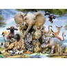 PUZZLE 300 PEZZI XXL ravensburger AMICI AFRICANI 36 x 49 cm CUCCIOLI D'AFRICA età 9+