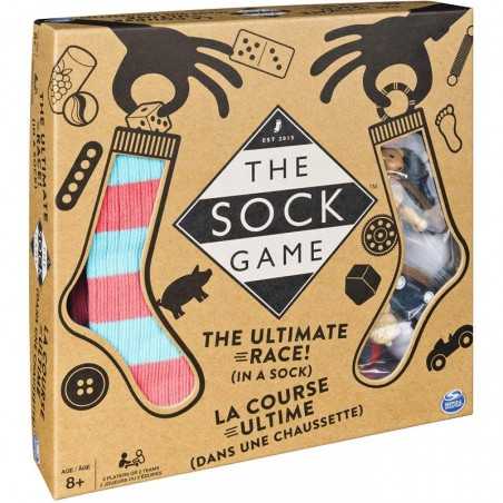 THE SOCK GAME est 2015 SPIN MASTER il gioco del calzino EDIZIONE MULTILINGUE età 8+