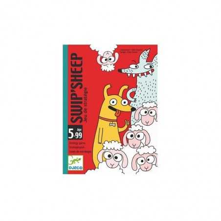SWIP SHEEP gioco di carte DJECO strategico DJ05145 per bambini PECORE lupo CANE età 5+