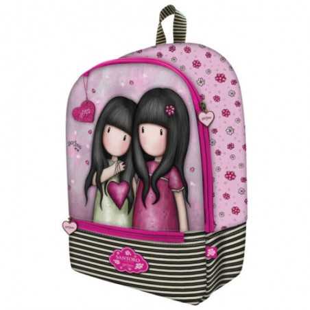ZAINO con 3 zip GORJUSS backpack YOU CAN HAVE MINE santoro 1045GJ02 scuola e tempo libero ROSA Gorjuss - 1