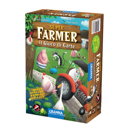 SUPER FARMER il gioco di carte RED GLOVE junior & family IN ITALIANO limited edition PARTY GAME età 8+