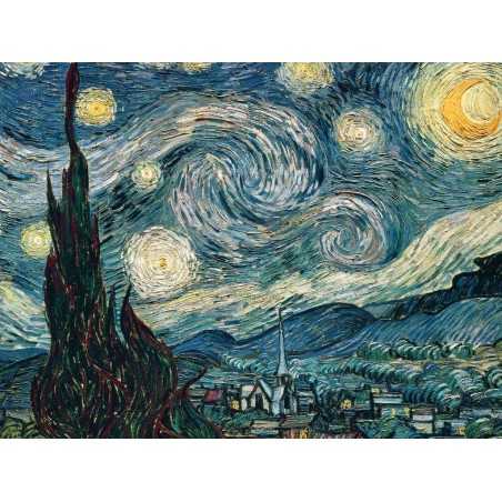 PUZZLE 1500 PEZZI ravensburger VAN GOGH NOTTE STELLATA originale SOFTCLICK 84x60cm ART 16207 Ravensburger - 2