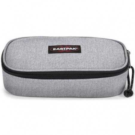 ASTUCCIO eastpak OVAL XL SINGLE tasca interna con zip 363 SUNDAY GREY tinta unita EK34A GRIGIO EASTPAK - 1
