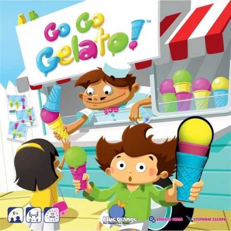 GO GO GELATO party game IN ITALIANO edizione multilingue BLUE ORANGE età 5+