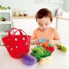 CESTO DI VERDURE vegetables basket HAPE gioco in stoffa E3167 kitchen world 8 PEZZI età 18 mesi + Hape - 2