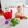 CESTO DI VERDURE vegetables basket HAPE gioco in stoffa E3167 kitchen world 8 PEZZI età 18 mesi + Hape - 3