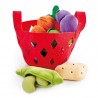 CESTO DI VERDURE vegetables basket HAPE gioco in stoffa E3167 kitchen world 8 PEZZI età 18 mesi + Hape - 1