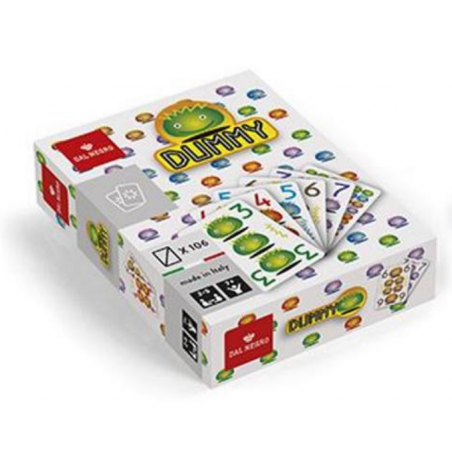 Carte da gioco Dummy Dal Negro 106 carte e regole in 8 lingue